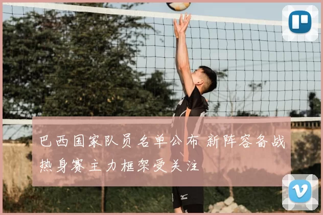 巴西国家队员名单公布 新阵容备战热身赛主力框架受关注